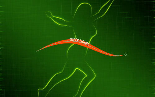 glowing woman silhouette image 26