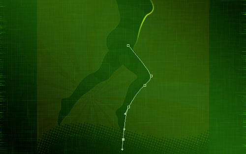 glowing woman silhouette image 10