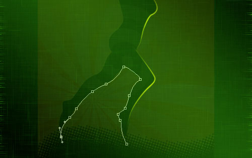glowing woman silhouette image 11