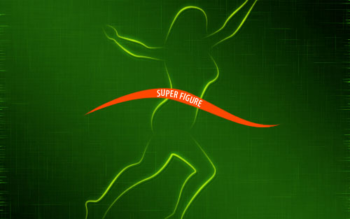 glowing woman silhouette image 27
