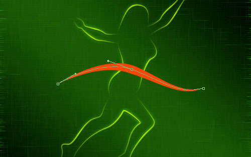 glowing woman silhouette image 25