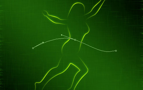 glowing woman silhouette image 24